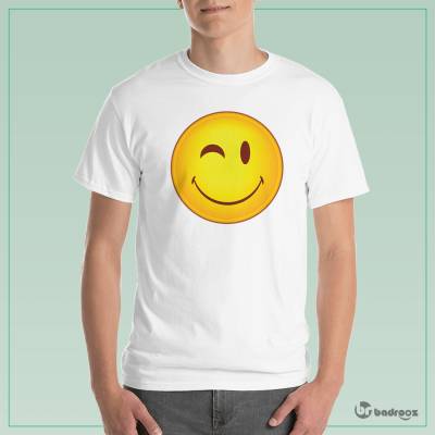 تی شرت مردانه ایموجی - چشمک