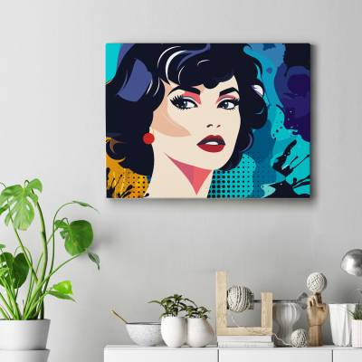 تابلو کنواس (بوم) گرافیتی 1