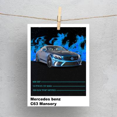 پولاروید(فتوکارت) Mercedes Benz C63 Mansory