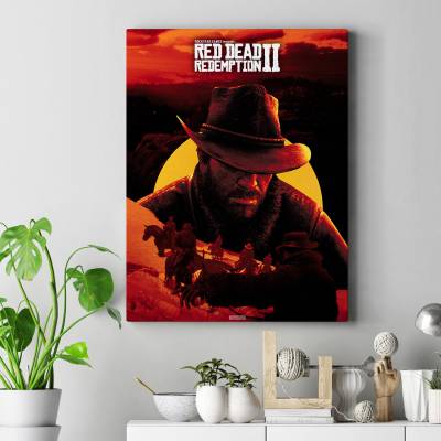 تابلو کنواس (بوم) Red Dead Redemption 2 - رد دد ریدمپشن 2