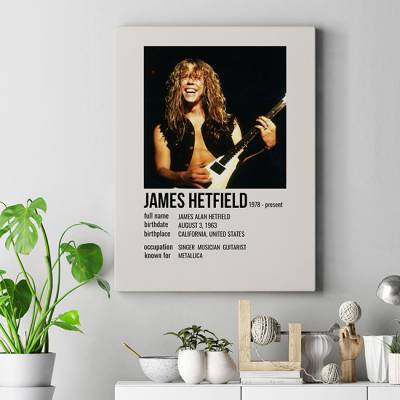 تابلو کنواس (بوم) جیمز هتفیلد - James Hetfield 2