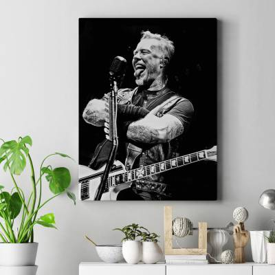 تابلو کنواس (بوم) جیمز هتفیلد - James Hetfield 3