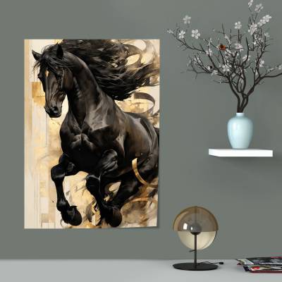 پوستر  طرح اسب ( horse ) - کد : 003