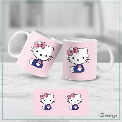 ماگ  هلوکیتی- Hello Kitty- صورتی