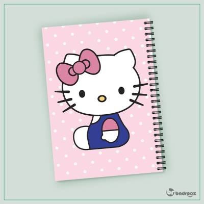 دفتر یادداشت هلوکیتی- Hello Kitty- صورتی