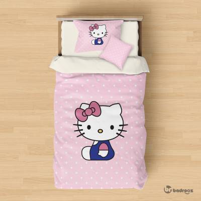 روتختی یک نفره هلوکیتی- Hello Kitty- صورتی