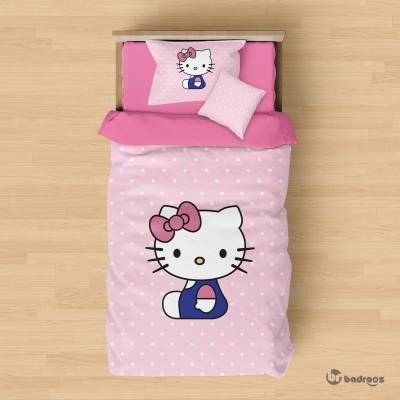 روتختی یک نفره هلوکیتی- Hello Kitty- صورتی