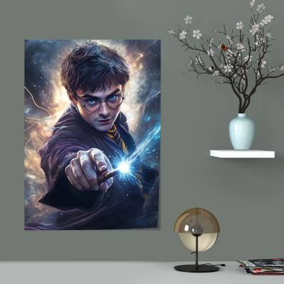 پوستر  طرح هری پاتر (Harry Potter) - کد : 001