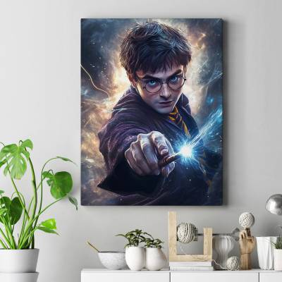 تابلو کنواس (بوم) طرح هری پاتر (Harry Potter) - کد : 001