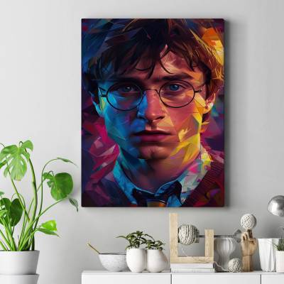 تابلو کنواس (بوم) طرح هری پاتر (Harry Potter) - کد : 002