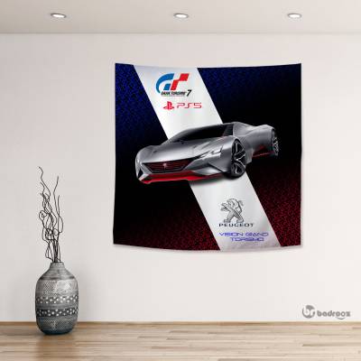 بک دراپ مربع    peugeot vision grand torismo 