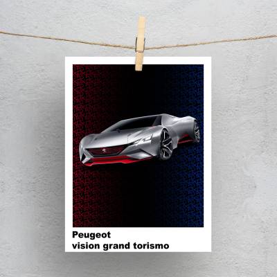 پولاروید(فتوکارت)    peugeot vision grand torismo 