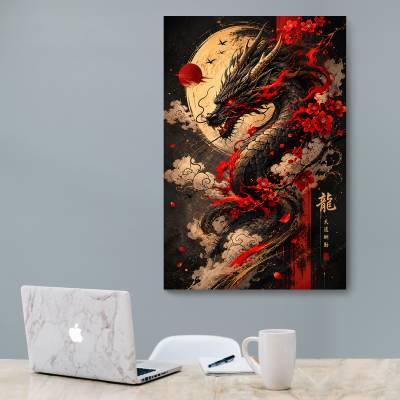 شاسی  طرح اژدهای اونی ژاپنی ( Japanese Oni Dragon) - کد : 002