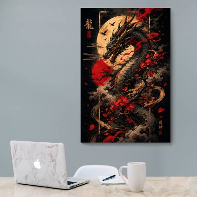 شاسی  طرح اژدهای اونی ژاپنی ( Japanese Oni Dragon) - کد : 003