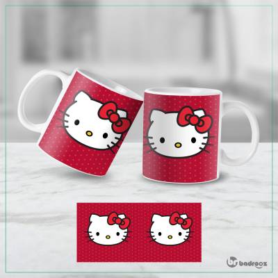 ماگ  هلوکیتی -Hello Kitty- قرمز