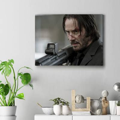 تابلو کنواس (بوم) طرح جان ویک ( John Wick ) - کد : 001