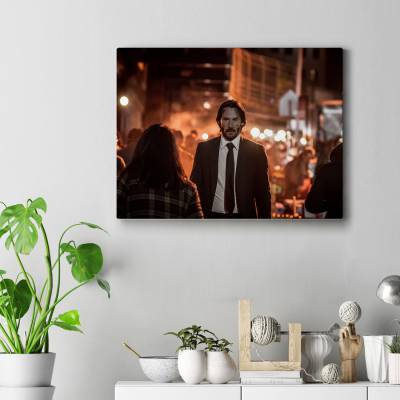 تابلو کنواس (بوم) طرح جان ویک ( John Wick ) - کد : 002