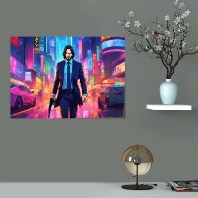 پوستر  طرح جان ویک ( John Wick ) - کد : 004