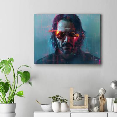تابلو کنواس (بوم) طرح جان ویک ( John Wick ) - کد : 005