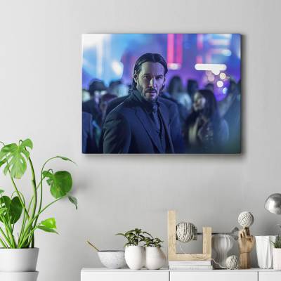 تابلو کنواس (بوم) طرح جان ویک ( John Wick ) - کد : 007