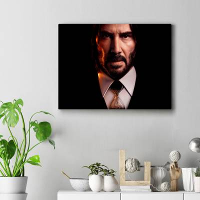 تابلو کنواس (بوم) طرح جان ویک ( John Wick ) - کد : 015