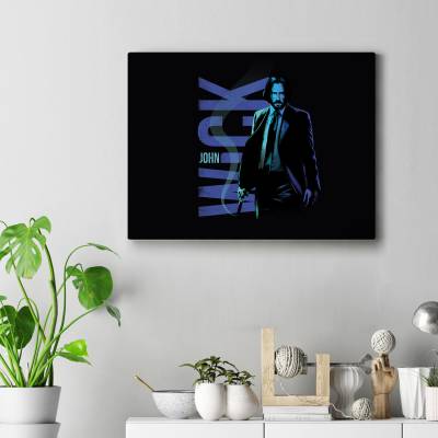 تابلو کنواس (بوم) طرح جان ویک ( John Wick ) - کد : 016