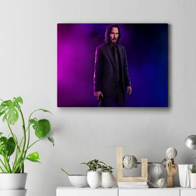 تابلو کنواس (بوم) طرح جان ویک ( John Wick ) - کد : 017