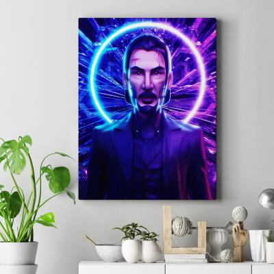 تابلو کنواس (بوم) طرح جان ویک ( John Wick ) - کد : 026