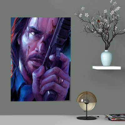 پوستر  طرح جان ویک ( John Wick ) - کد : 027