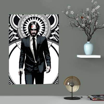 پوستر  طرح جان ویک ( John Wick ) - کد : 029