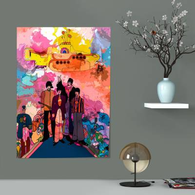 پوستر سیلک The Beatles 15