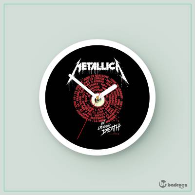 ساعت دیواری  متالیکا 4 - Metallica