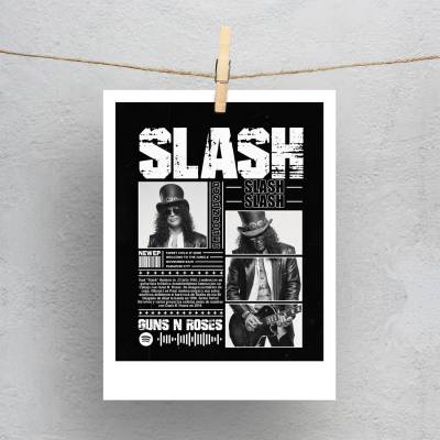 پولاروید(فتوکارت) گانز اَن رُزز 1-Guns N Roses