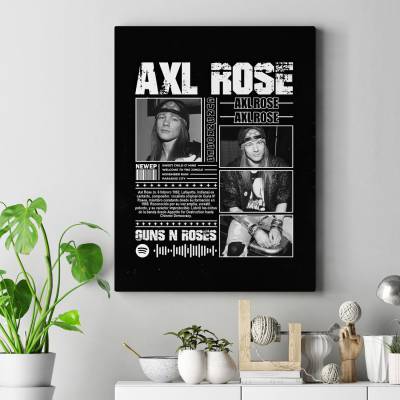 تابلو کنواس (بوم) گانز اَن رُزز 2-Guns N Roses
