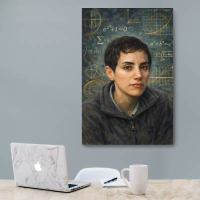 شاسی  طرح مریم میرزاخانی ( Maryam Mirzakhani) - کد : 001