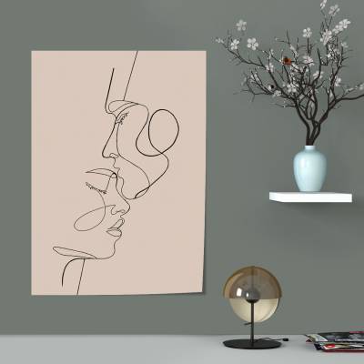 پوستر  طرح مینیمال لاین ( Minimal Line) - کد : 007