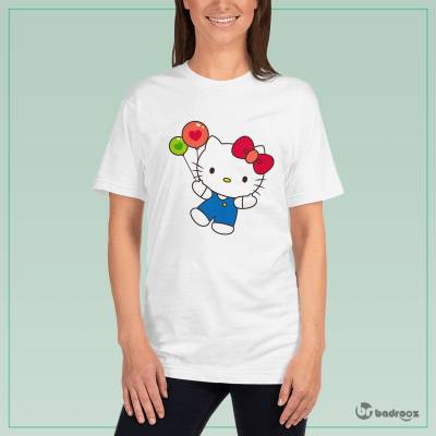 تی شرت زنانه هلوکیتی- Hello Kitty- آبی