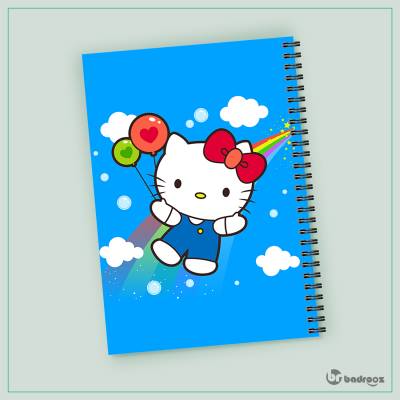 دفتر یادداشت هلوکیتی- Hello Kitty- آبی