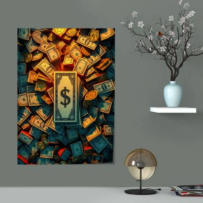 پوستر  طرح دلار ( Dollar) - کد : 010