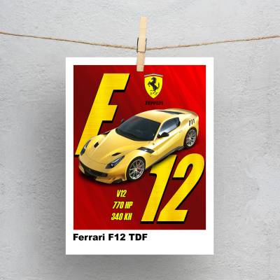 پولاروید(فتوکارت) Ferrari F12 TDF