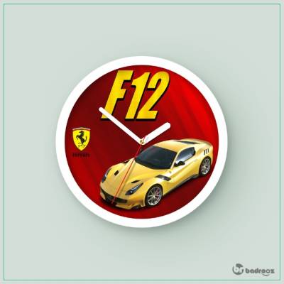 ساعت دیواری  Ferrari F12 TDF
