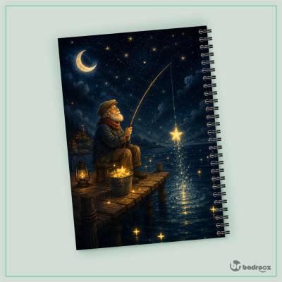 دفتر یادداشت ماهیگیر ستاره ها