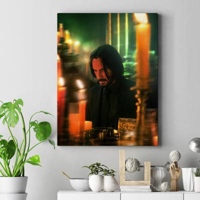 تابلو کنواس (بوم) طرح جان ویک ( John Wick ) - کد : 039