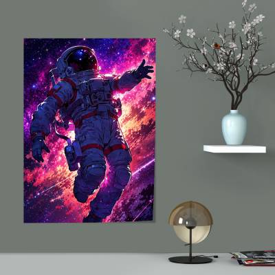 پوستر  طرح فضانورد (Astronaut) - کد : 002