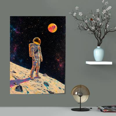 پوستر  طرح فضانورد (Astronaut) - کد : 003
