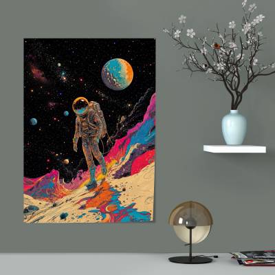 پوستر  طرح فضانورد (Astronaut) - کد : 006