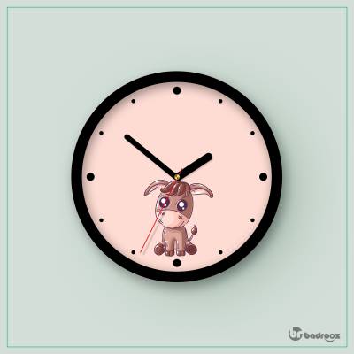ساعت دیواری  الاغ کوچولو