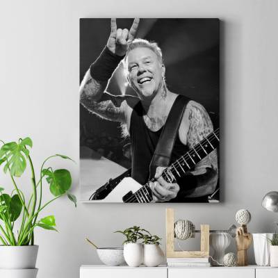 تابلو کنواس (بوم) جیمز هتفیلد - James Hetfield 4