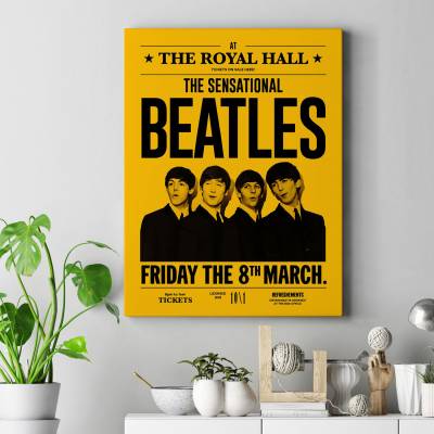 قاب کنواس The Beatles 18