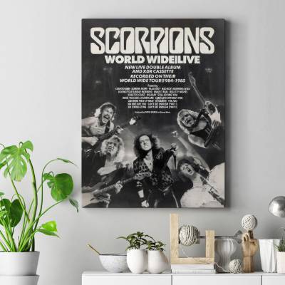 تابلو کنواس (بوم) اسکورپیونز 1- Scorpions